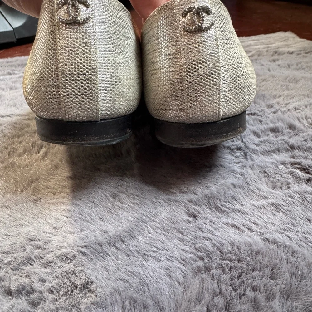 Authentic CHANEL CC 38.5 made in Italy black/silver - Picture 5 of 7